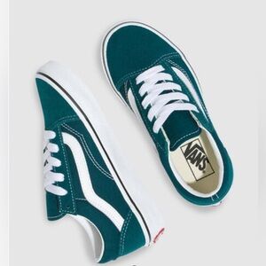 Vans Old Skool - Deep Teal - Men’s 5.5/Women’s 7